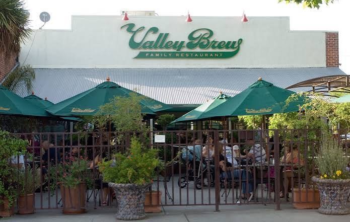 Valley Brew patio and storefront
