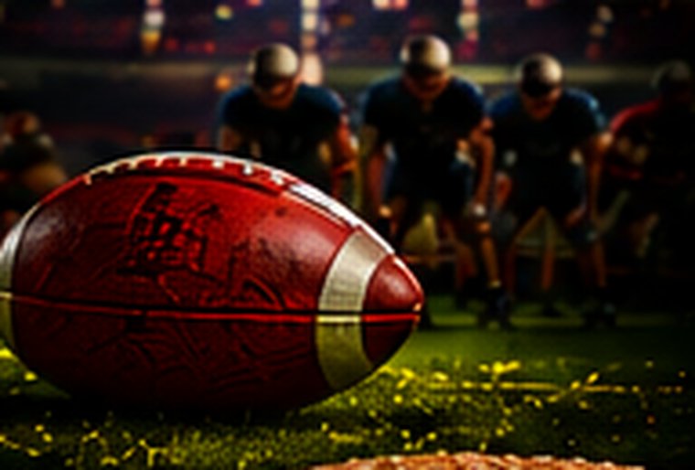Football on the field